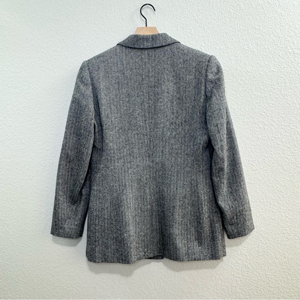 Larry Levine Classics Wool Blend Herringbone Blaz… - image 8